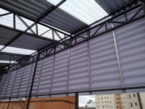 Estrutura metálicas com fechamento