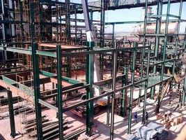 Serviço de montagem de estruturas metálicas