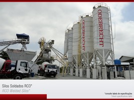 Silos metálicos com estrutura soldada
