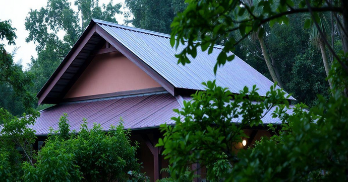 Estrutura Met&aacute;lica para Telhado Colonial