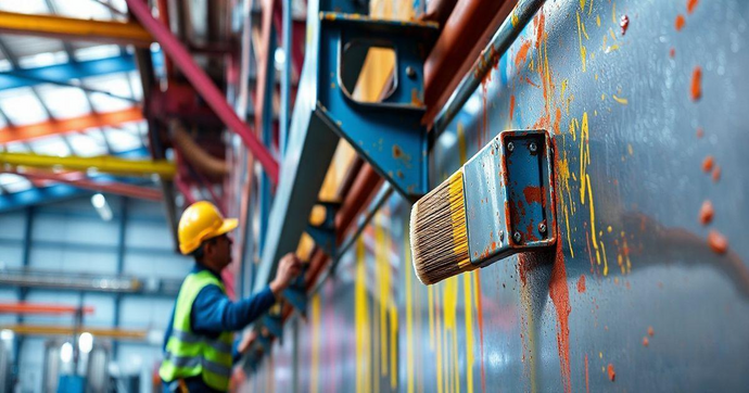Pintura de Estrutura Met&aacute;lica: Dicas e T&eacute;cnicas