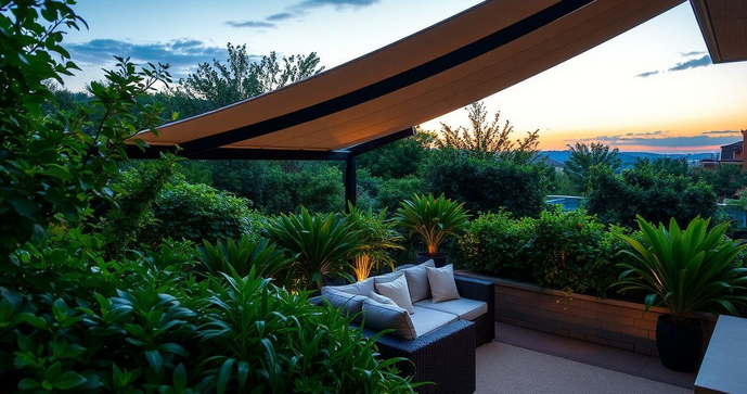 Cobertura retr&aacute;til automatizada transforma espa&ccedil;os externos em &aacute;reas confort&aacute;veis e vers&aacute;teis