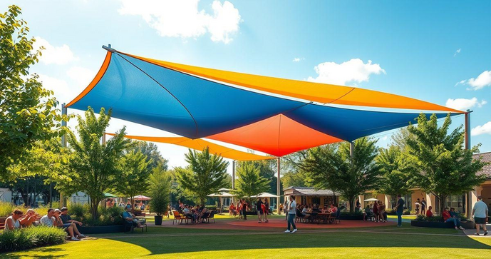 Cobertura tensionada: a solu&ccedil;&atilde;o ideal para prote&ccedil;&atilde;o e est&eacute;tica em espa&ccedil;os abertos