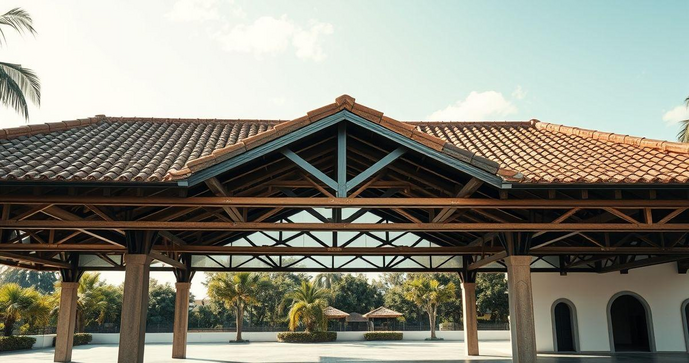 Estrutura metálica para telhado colonial: Vantagens e dicas de instalação