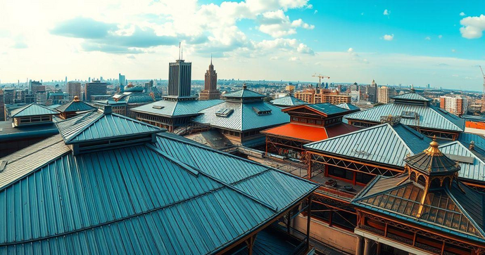 Telhado com Estrutura Met&aacute;lica: Vantagens e Tipos