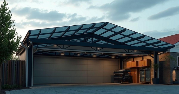 Cobertura de garagem policarbonato: vantagens e caracter&iacute;sticas essenciais
