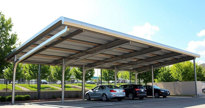 Cobertura metálica para garagem é a solução ideal para proteção e estilo do seu veículo