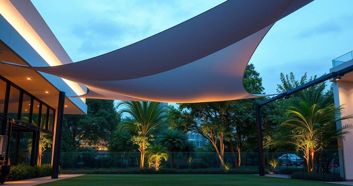 Cobertura tensionada &eacute; a solu&ccedil;&atilde;o ideal para modernizar seu espa&ccedil;o com estilo e efici&ecirc;ncia
