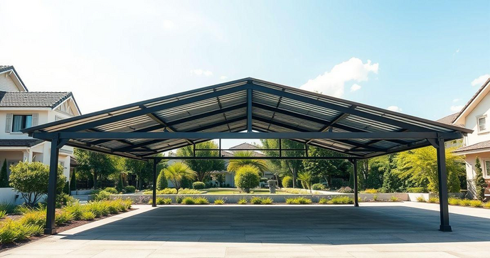 Cobertura Estrutura Met&aacute;lica Residencial: Vantagens e Dicas para Escolher a Ideal