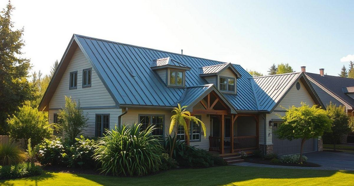 Como escolher telhado de estrutura met&aacute;lica residencial para sua casa