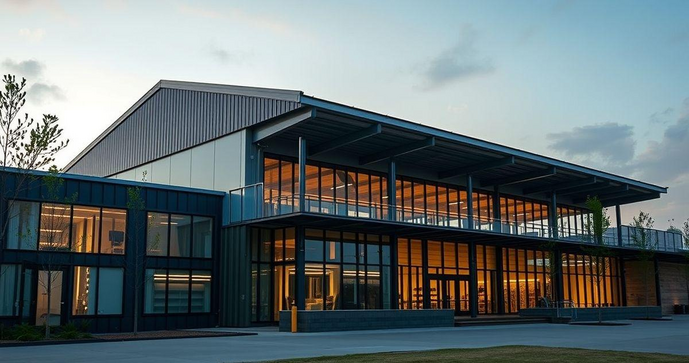 Estrutura de Cobertura Met&aacute;lica para Constru&ccedil;&otilde;es Modernas