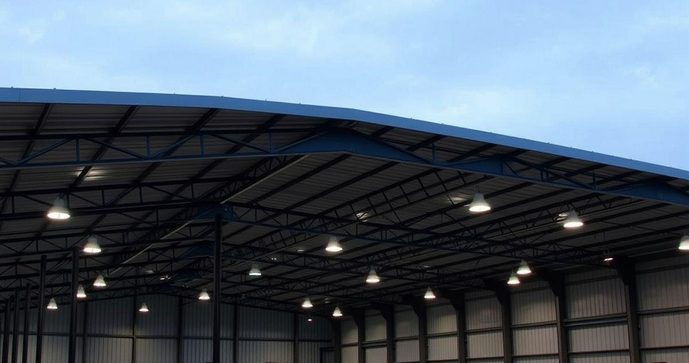 Estrutura de cobertura met&aacute;lica que traz seguran&ccedil;a e efici&ecirc;ncia