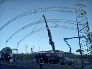 estrutura metálica para galpão industrial