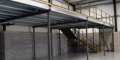 Estrutura metálica para mezanino